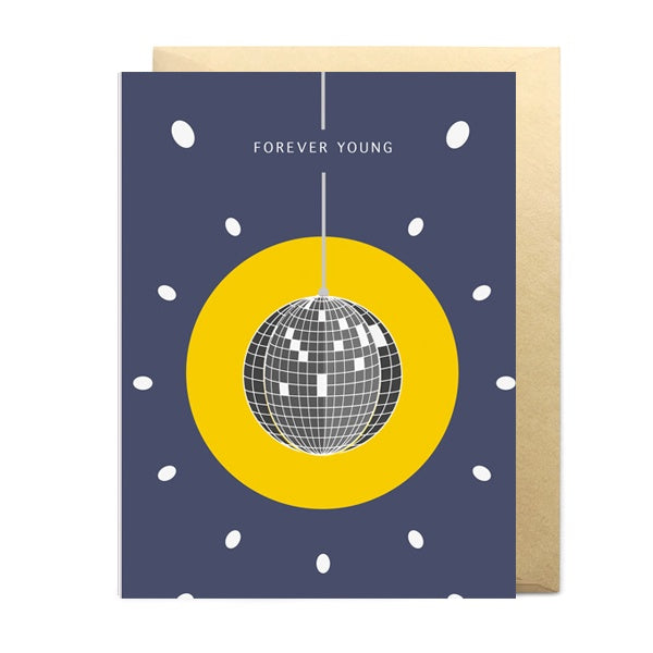 Disco Ball Birthday Folding Card