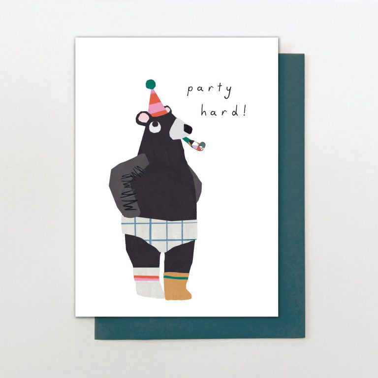 Party Hard! Birthday Card