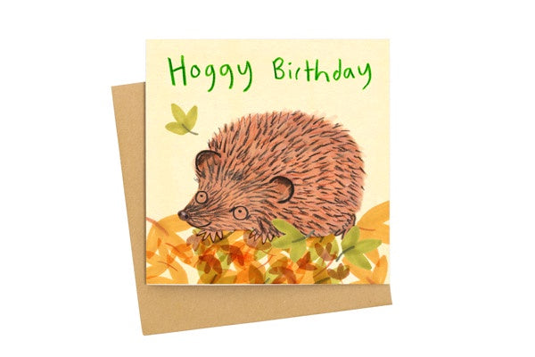 Hoggy Birthday Card