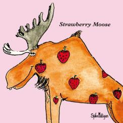 Strawberry Moose Card