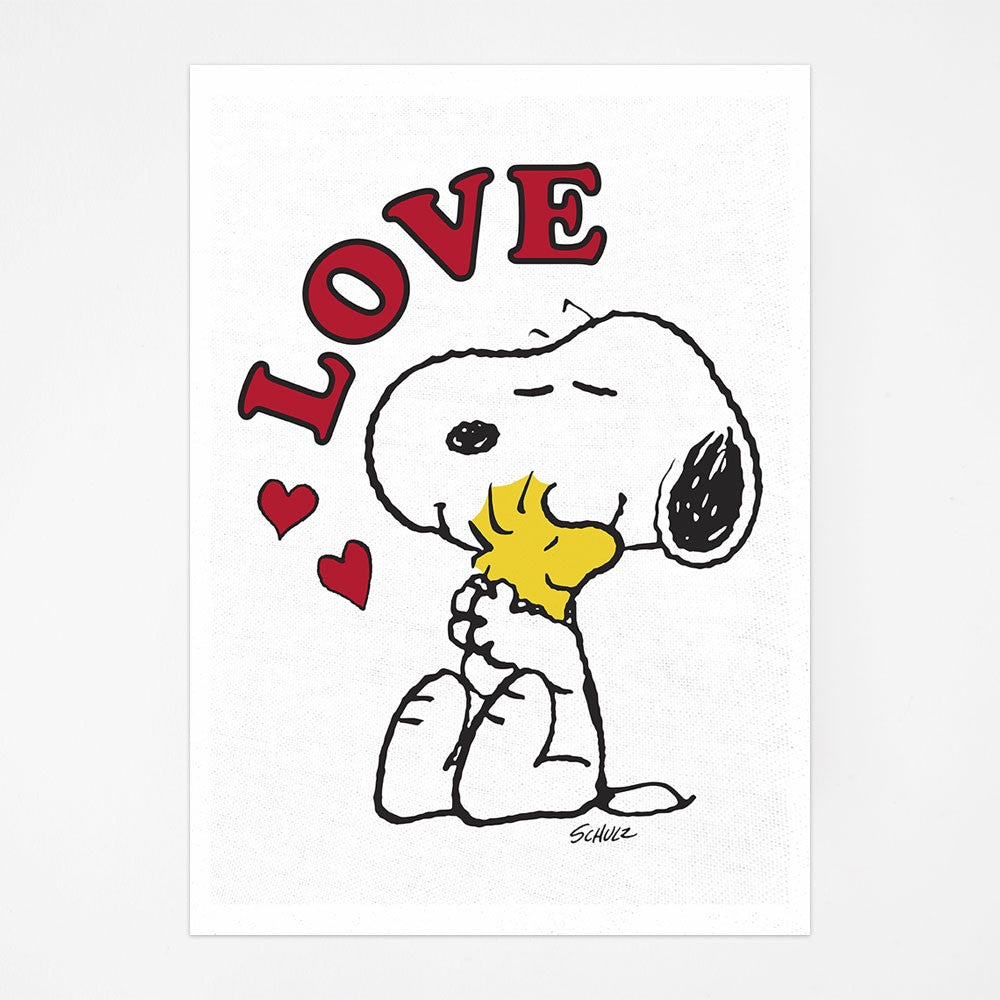 Love Snoopy Tea Towel