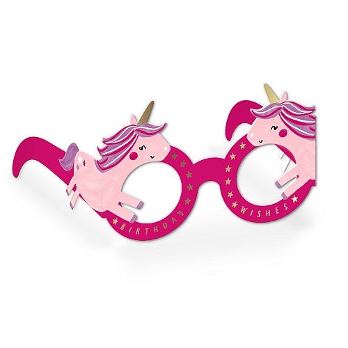 Unicorn Birthday Wishes Birthday Glasses