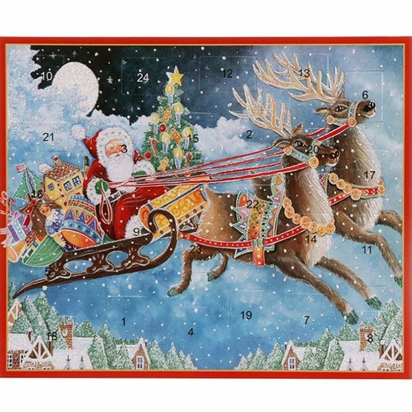 Advent Card Santa's Sleigh