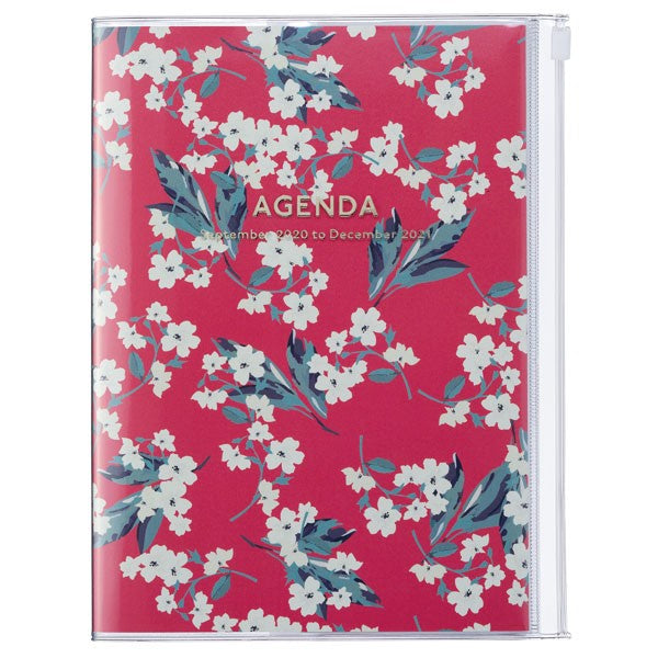 Storage Cover Red Floral 2021 Diary