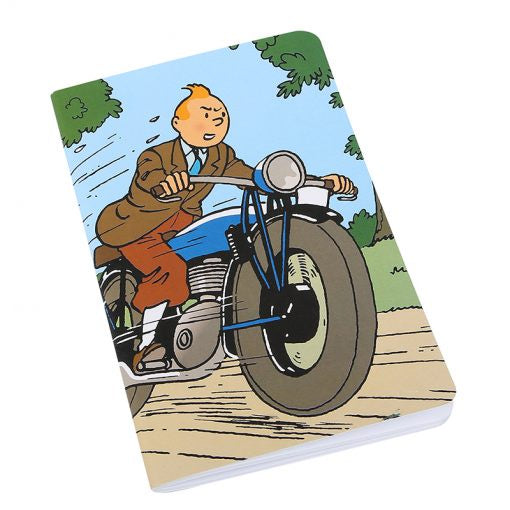 Tintin Motorbike A6 Notebook