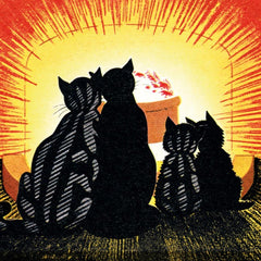 V&A A Cosy Christmas Pack of 8 Cards