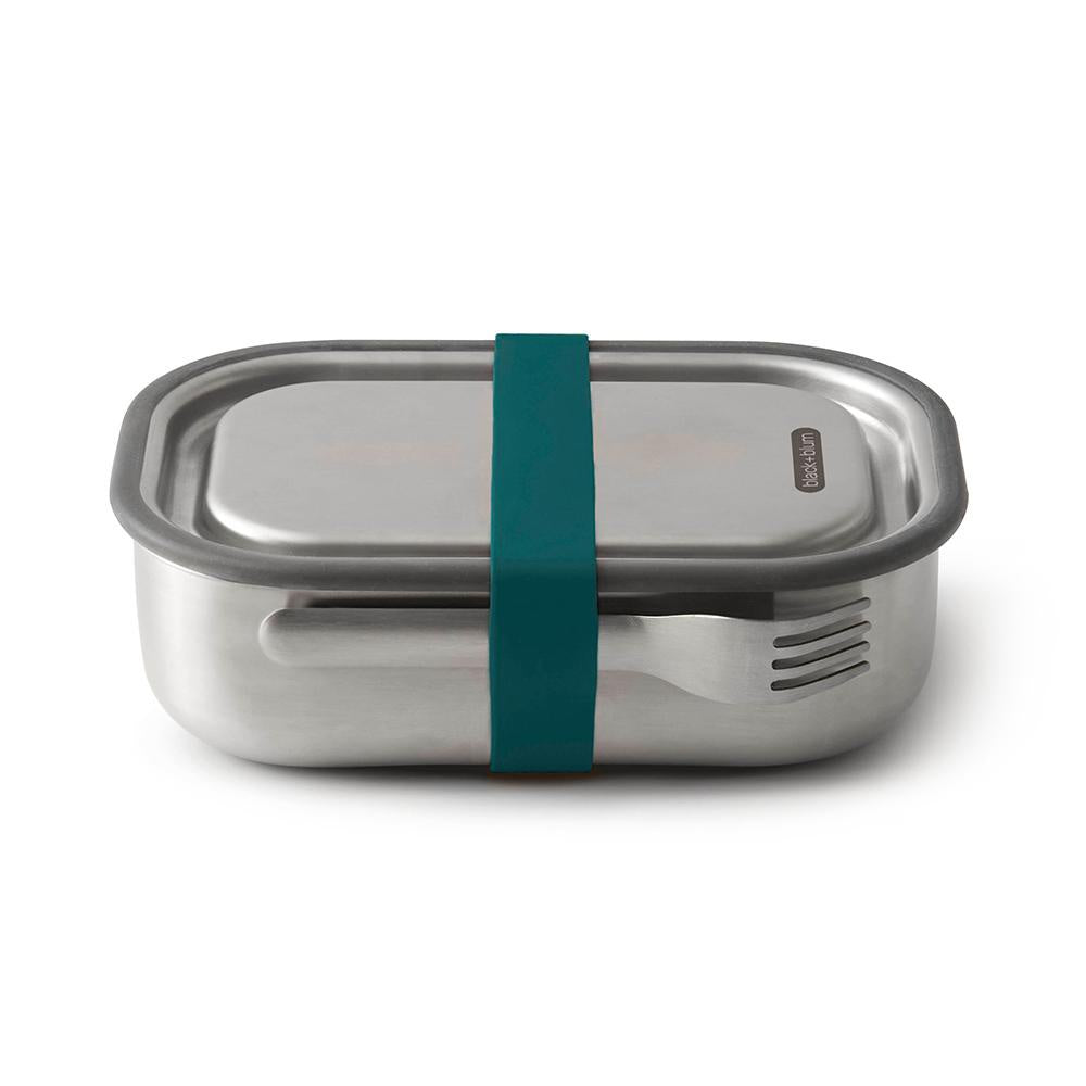 Stainless Steel & Ocean Lunch Box Large