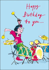 Drummer Boy Quentin Blake Birthday Card