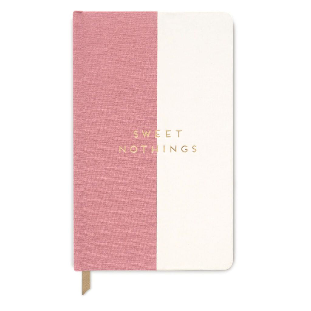 Sweet Nothings Pink Cloth Notebook