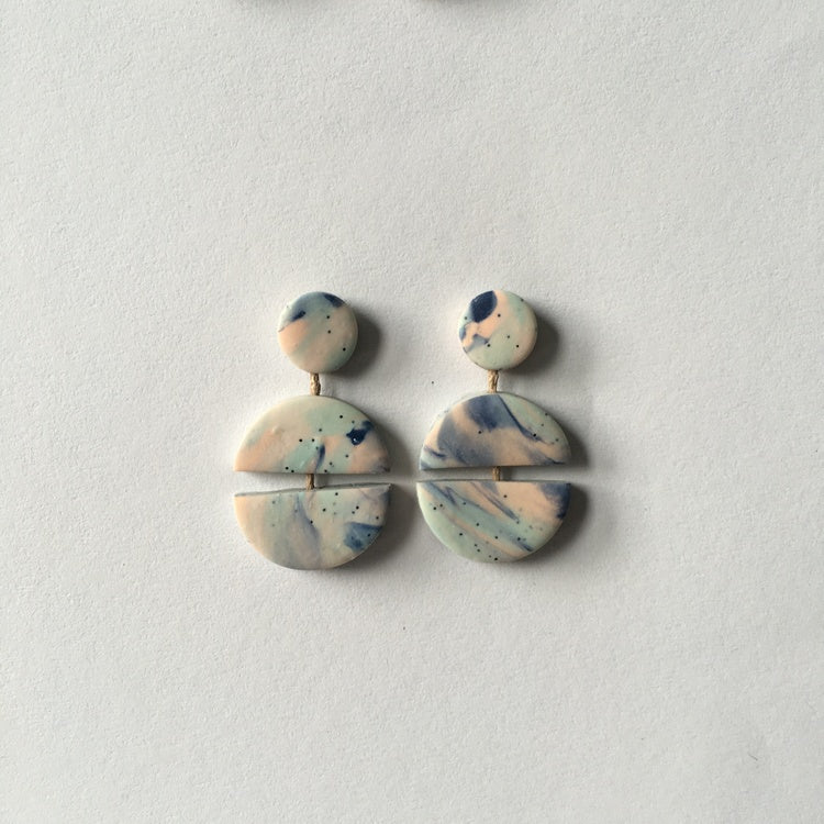 Marbled Artemis Drop Studs