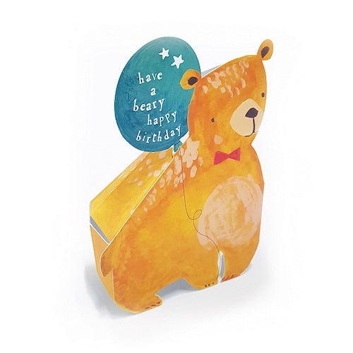 Beary Happy Birthday 3D Card