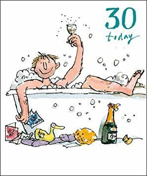30 Today Quentin Blake Birthday Card