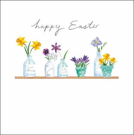 Pots of Spring Easter Card
