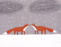 Snow Kiss Pack of 5 Christmas Cards