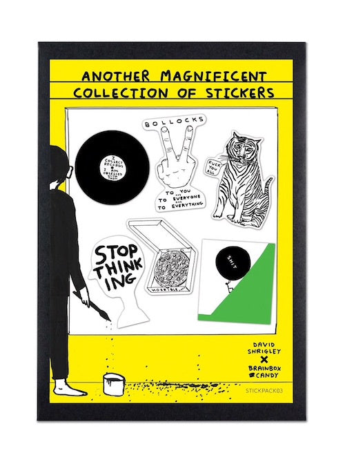 A Magnificent Collection of Stickers David Shrigley Sticker Set