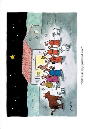 Wifi Password Christmas Card