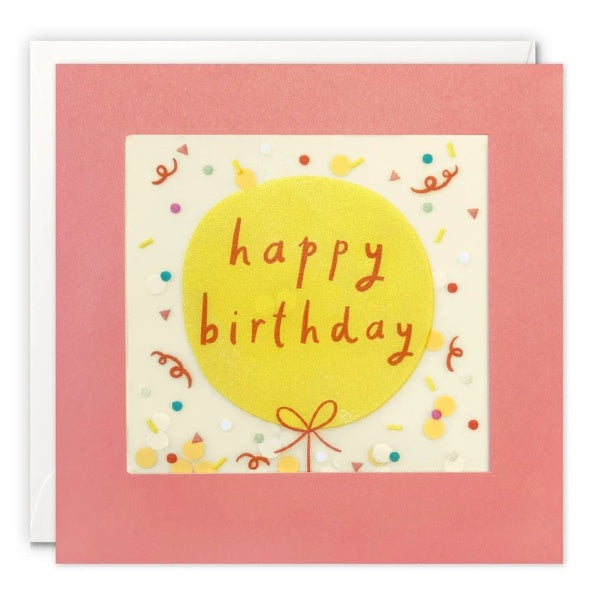Birthday Balloon Shakies Card