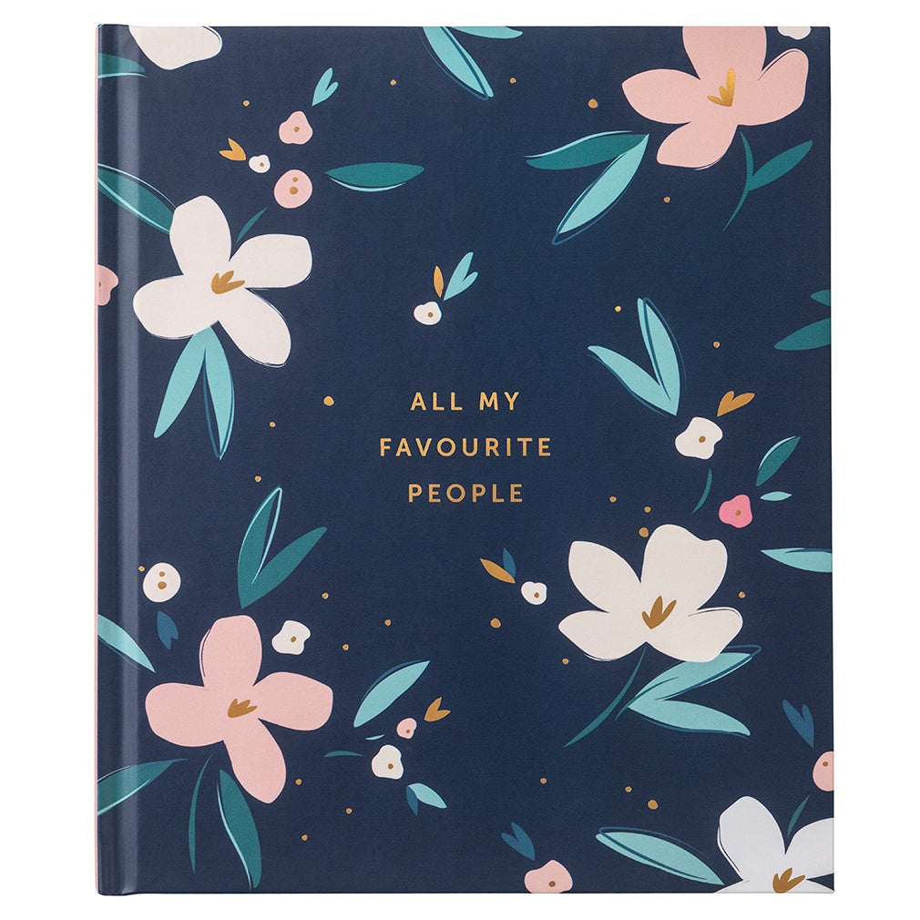 All My Favourite People Floral Address Book