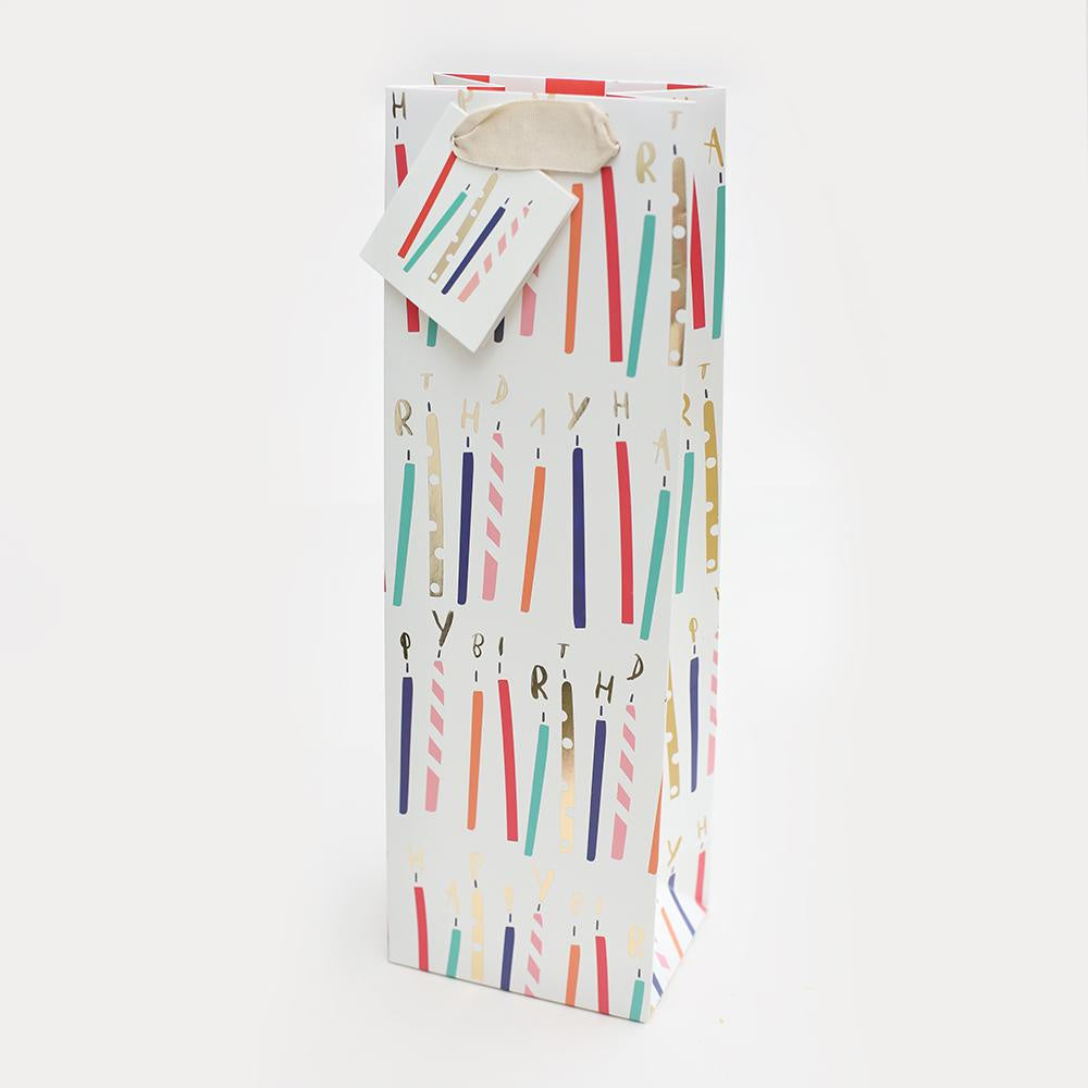 Foil Candles Bottle Gift Bag