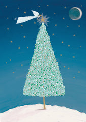 Rose Tree Christmas Card Set
