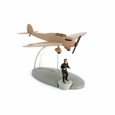 Tintin The Counterfeiter's Beige Plane From The Black Island