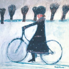 Snow Bike Pack of 5 Christmas Cards