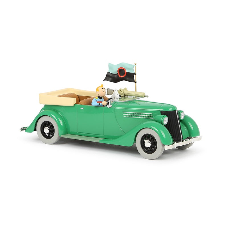 Tintin 1/24th Scale Ford V8 Armoured From The Broken Ear