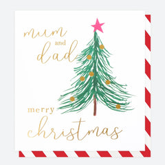 Mum and Dad Tree Christmas Card