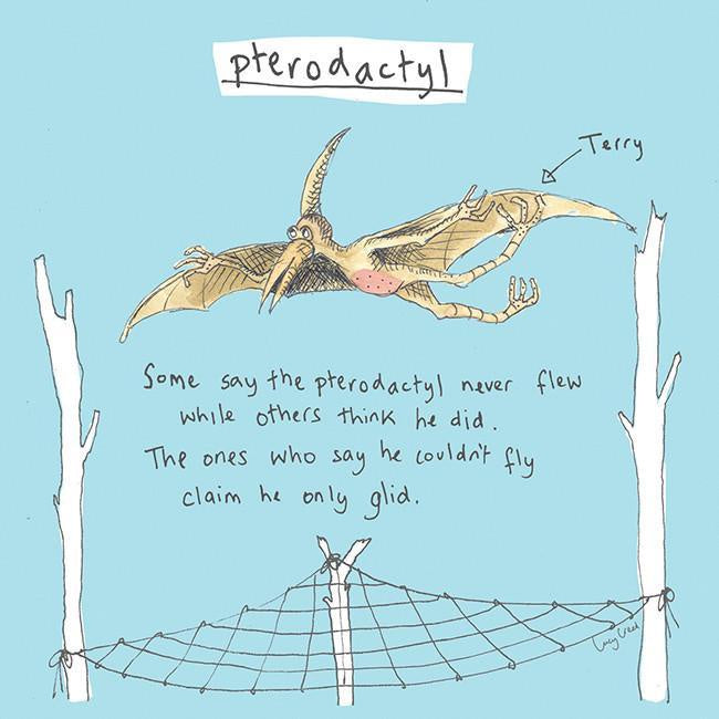 Pterodactyl Blank Card