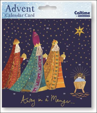 Away in a Manger Advent Card