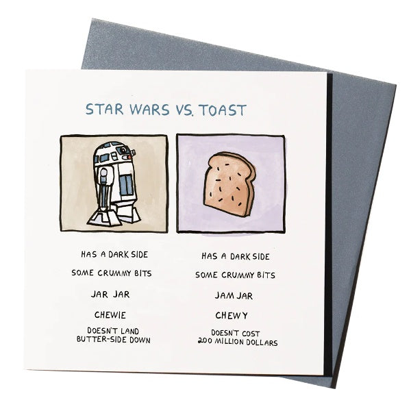 Star Wars vs Toast card