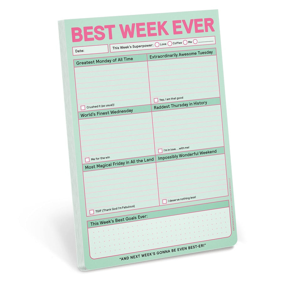 Best Week Ever Pad