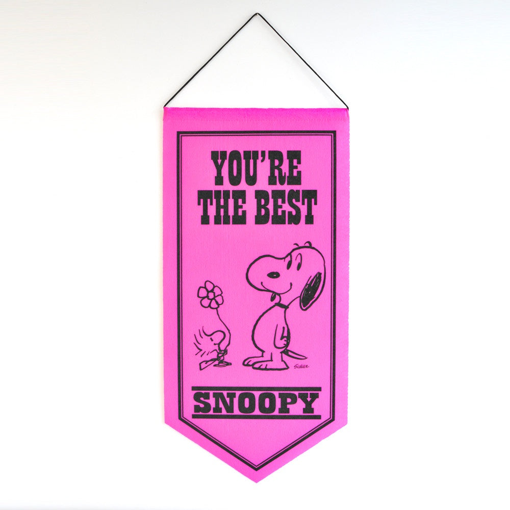 You're the Best Snoopy Pennant