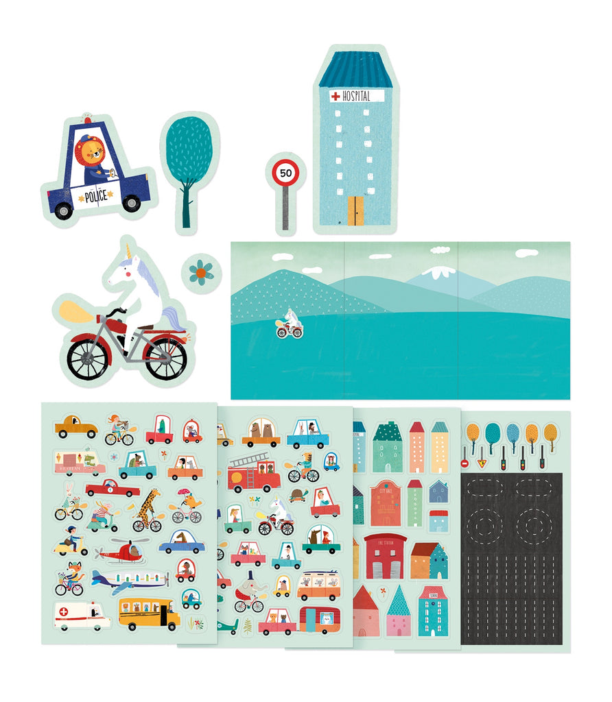 My City Set of 150 Stickers