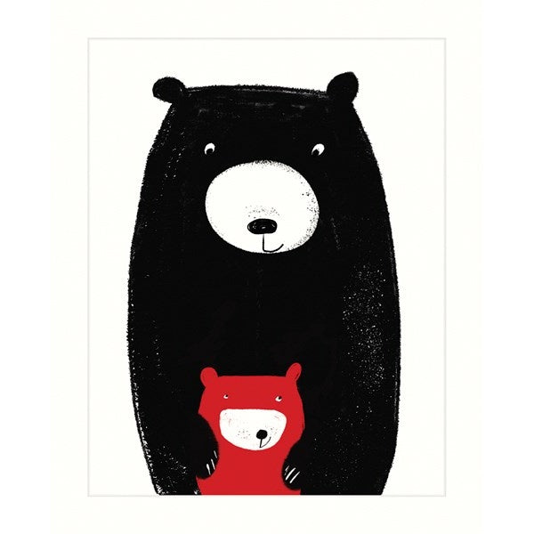Large Bear and Small Bear Card