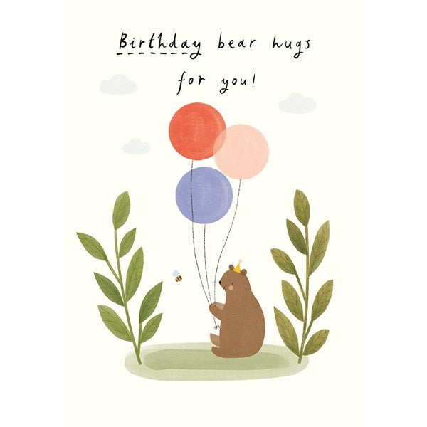 Birthday Bear Hugs Birthday Card