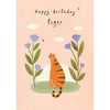 Happy Birthday Tiger Birthday Card