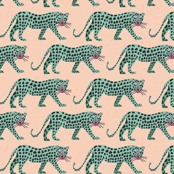 Turquoise Leopards Sheet Wrap