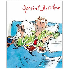Special Brother Quentin Blake Birthday Card
