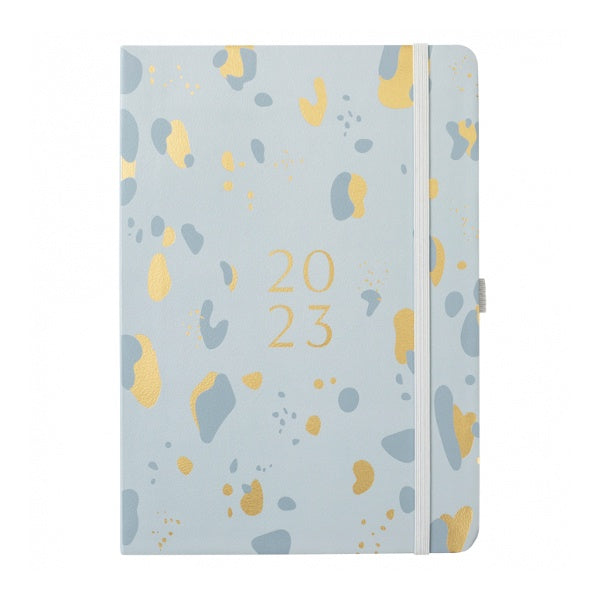 Busy B A5 2023 Day a Page Diary Blue Print