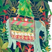 Elephant Christmas Laser Cut Card