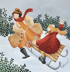 Fun In The Snow Pack of 5 Christmas Cards