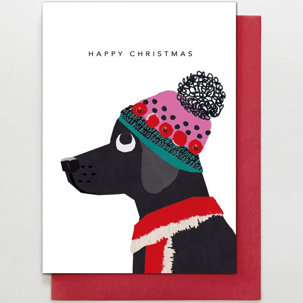 Christmas Labrador Card