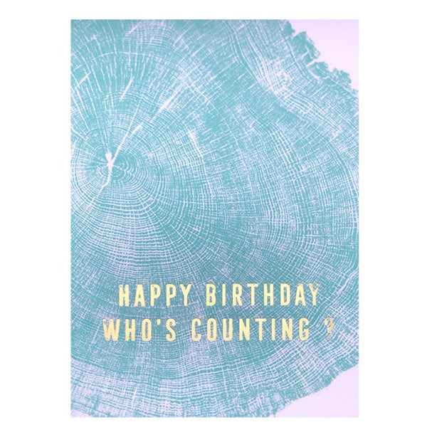 Who's Counting Birthday Card
