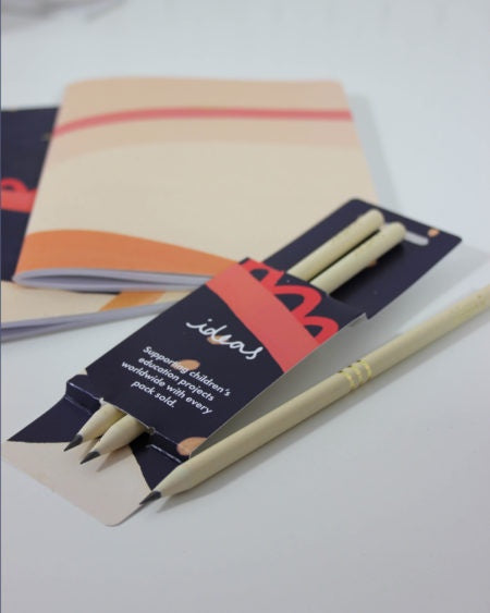 Ideas Buttermilk Pack of 3 Pencils