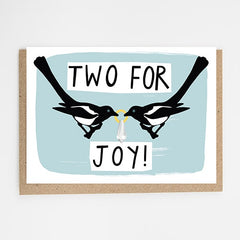 Two For Joy Twins Card