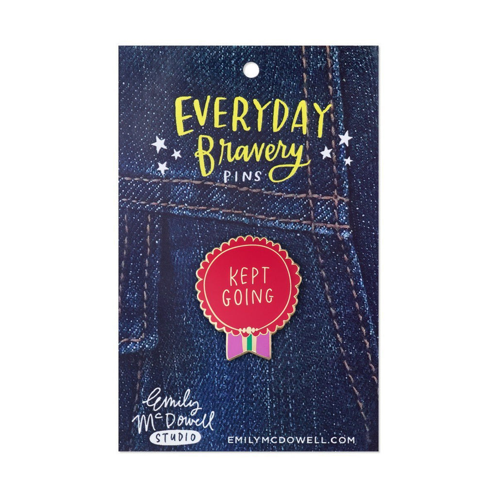 Kept Going Pin Badge