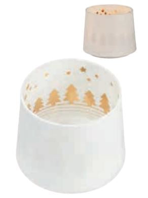 Fir Tree Forest Shadow Candle Holder