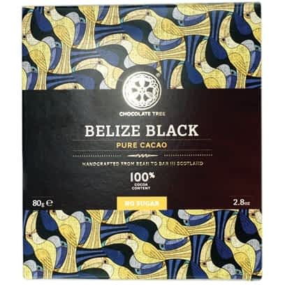 Bean to Bar Belize Black 100% Cocoa