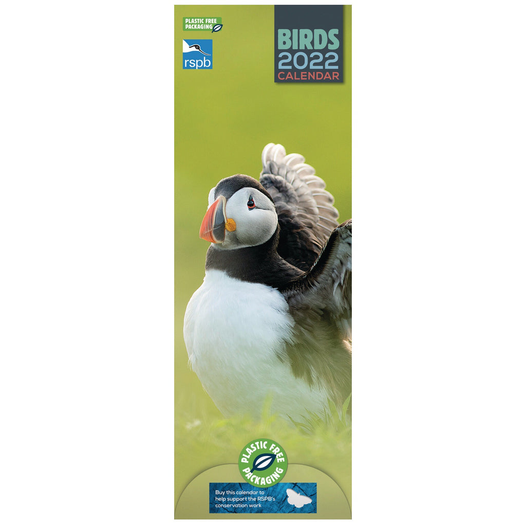 2022 RSPB Birds Slim Calendar
